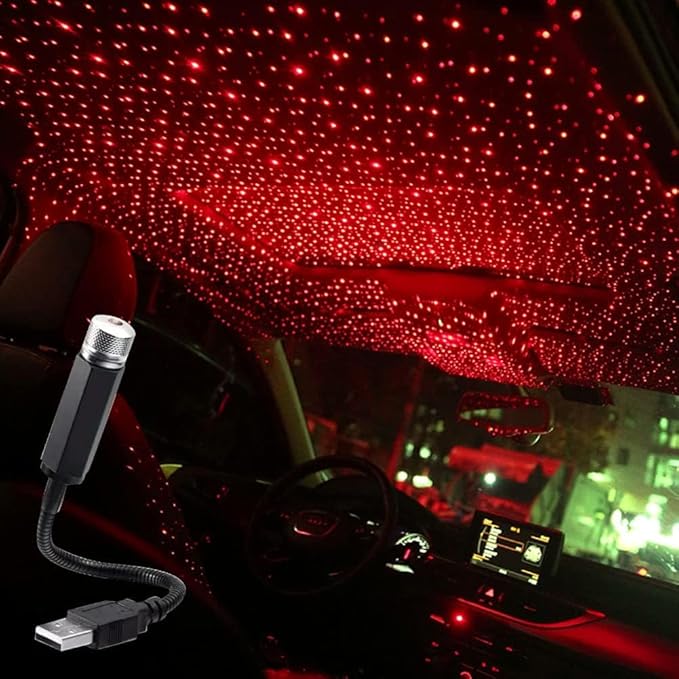 StarGlow™ – Lumière Étoilée USB ✨ Transformez chaque trajet en une ambiance magique et inoubliable.