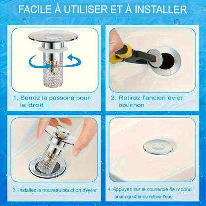 🚿 DrainClean™ – Bouchon Anti-Bouchage Intelligent