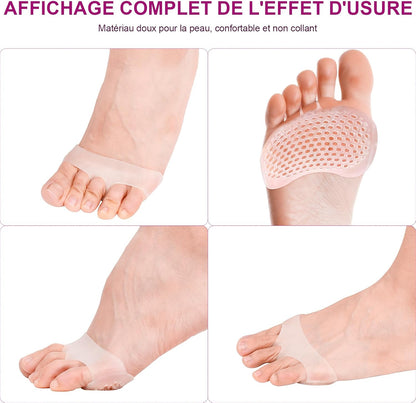 Coussinets Métatarsiens en Silicone –Marchez sans douleur