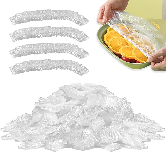 🥗 FreshSeal™ – Film Alimentaire Élastique Réutilisable (Pack 100 pièces)