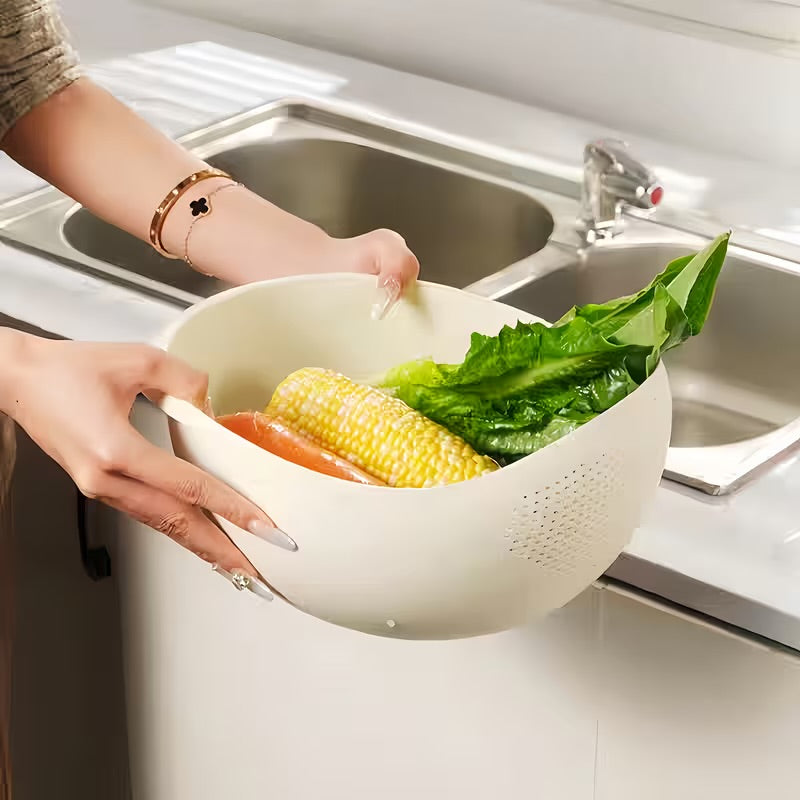 SmartRinse Pro - L’accessoire intelligent pour un lavage parfait du riz et des légumes.
