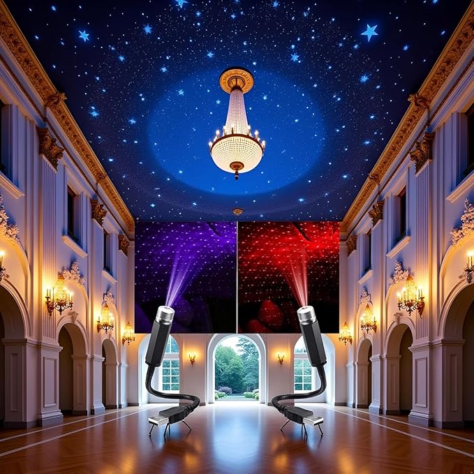StarGlow™ – Lumière Étoilée USB ✨ Transformez chaque trajet en une ambiance magique et inoubliable.